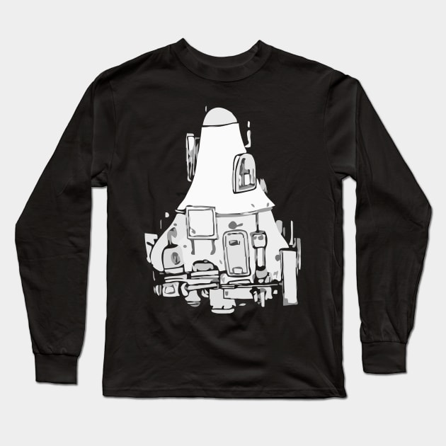 robot doodle monster 05 Long Sleeve T-Shirt by KyleCreated